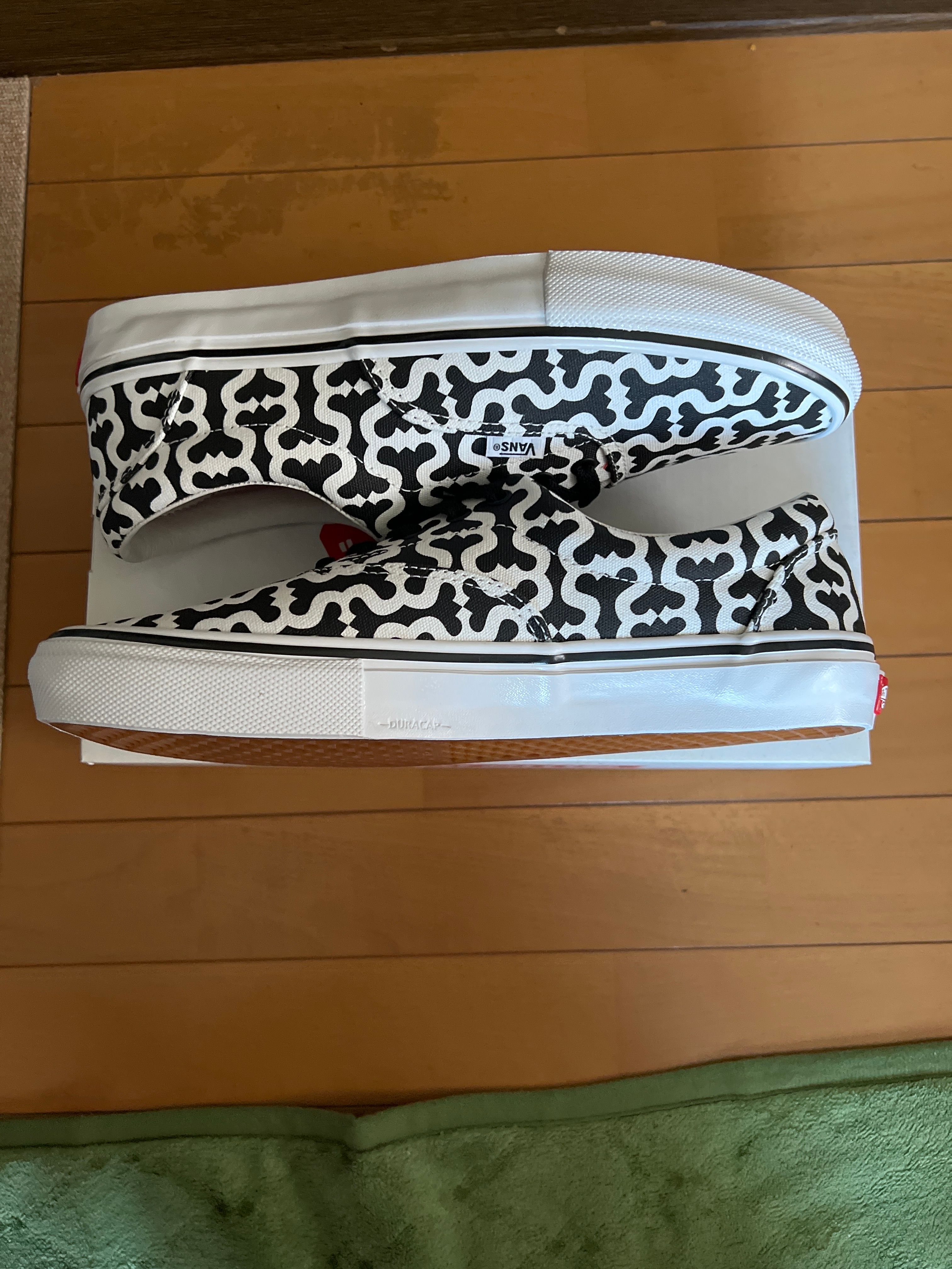 Supreme × Vans Monogram S Logo Skate ERA "Black"