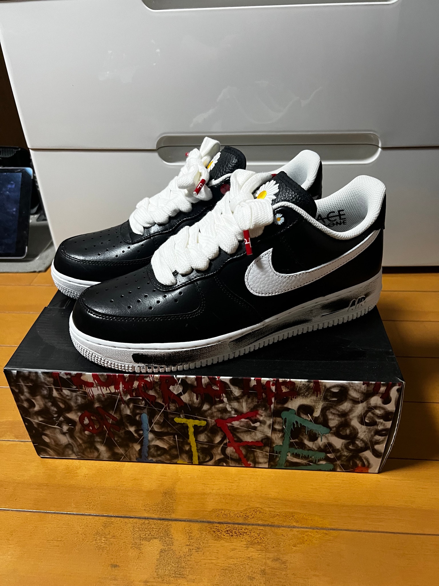 PEACEMINUSONE × Nike Air Force 1 Low Para Noise "Black" / G-DRAGON