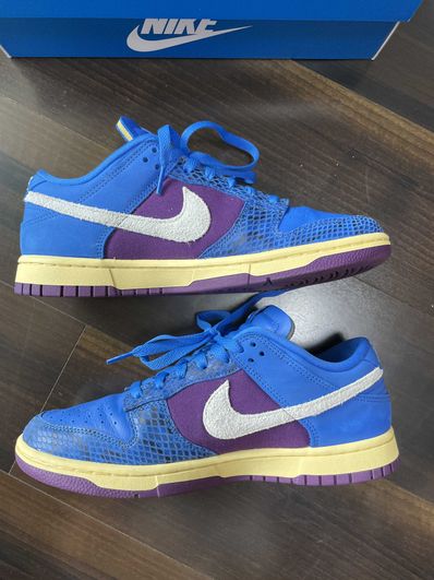 UNDEFEATED × Nike Dunk Low SP "Royal"