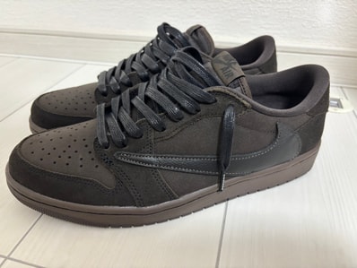 Travis Scott × Nike Air Jordan 1 Low OG SP "Velvet Brown and Dark Mocha"