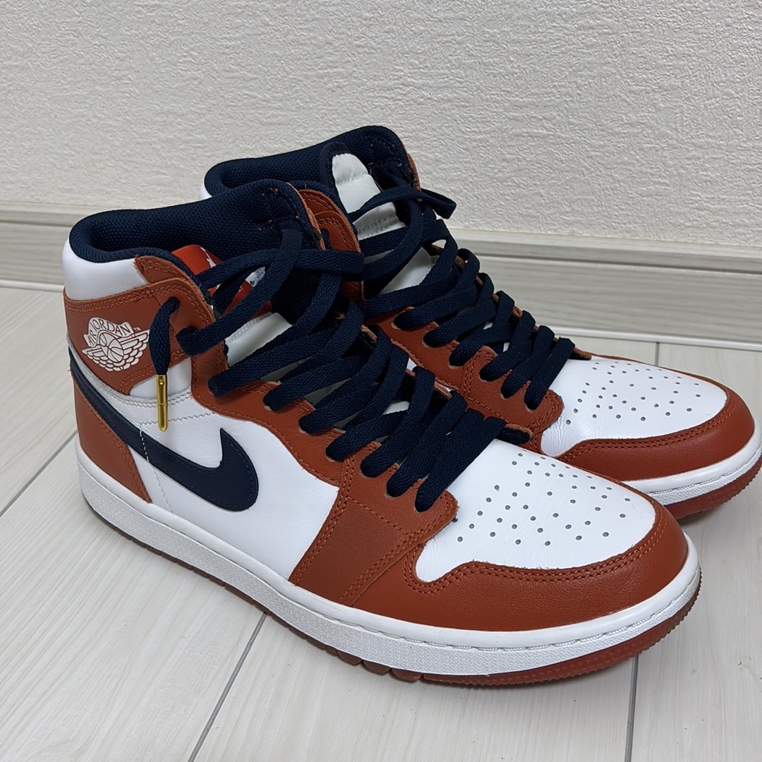 Eastside Golf × Nike Air Jordan 1 High Golf "Burnt Sunrise/Midnight Navy"