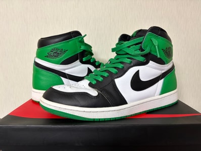 Nike Air Jordan 1 Retro High OG "Celtics/Black and Lucky Green" (2023)