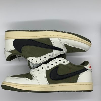 Travis Scott × Nike Air Jordan 1 Low OG SP "Reverse Olive"