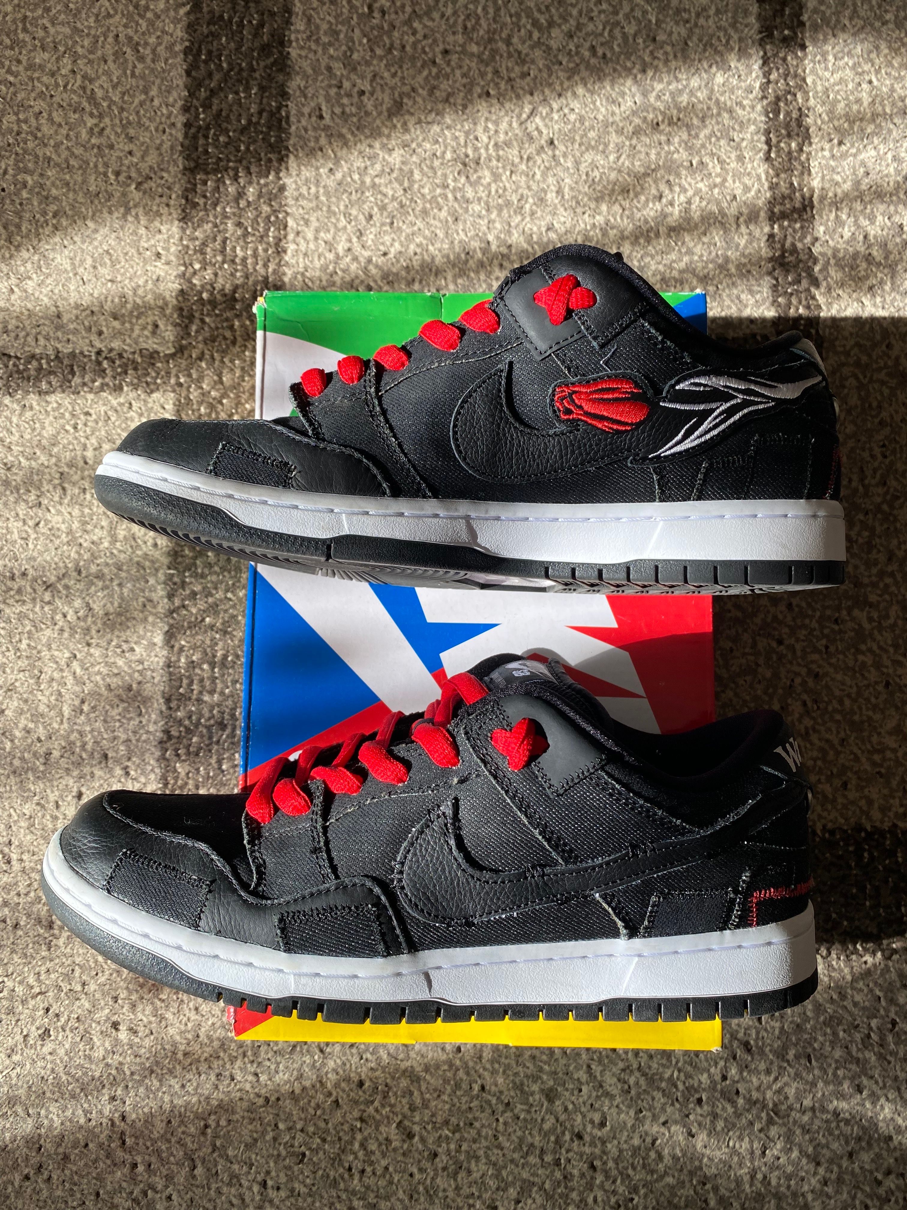 Wasted Youth × Nike SB Dunk Low "Black Denim" / VERDY