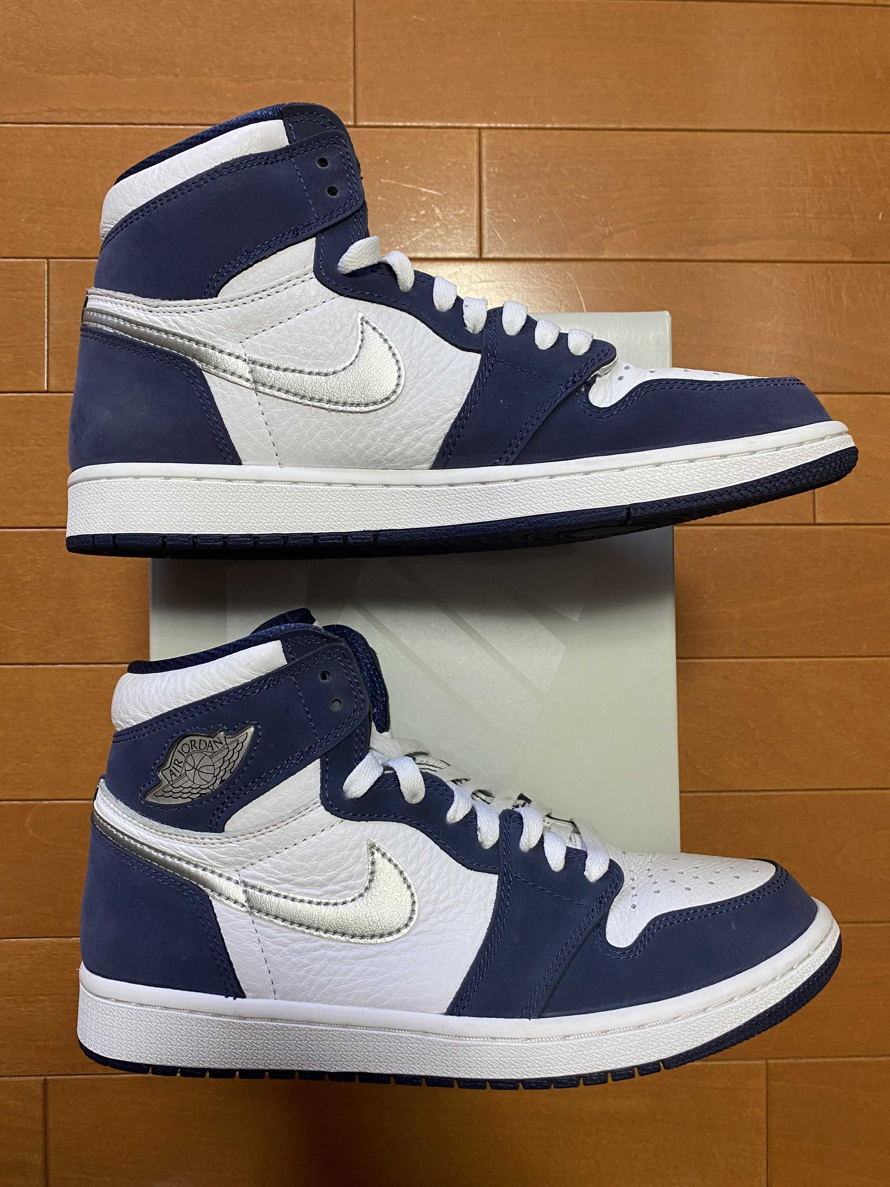 Nike Air Jordan 1 High OG CO.JP "White/Midnight Navy" (2020)(ブリーフケースなし)