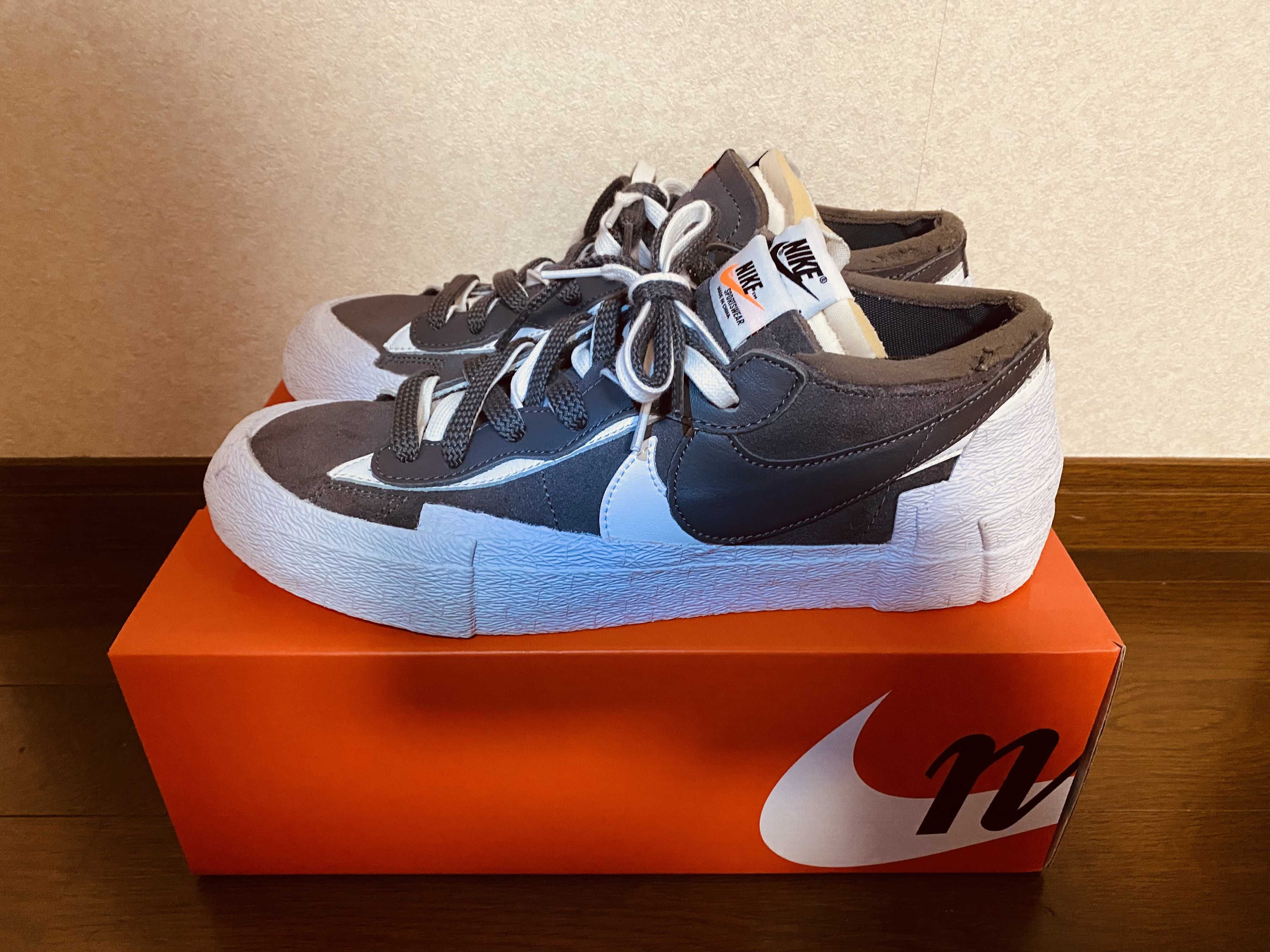 Sacai × Nike Blazer Low "Iron Grey"