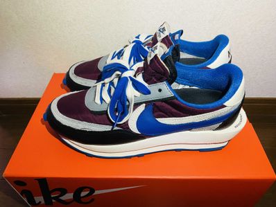 UNDERCOVER × sacai × Nike LD Waffle "Night Maroon/Pale Ivory-Ground Grey-Team Royal"