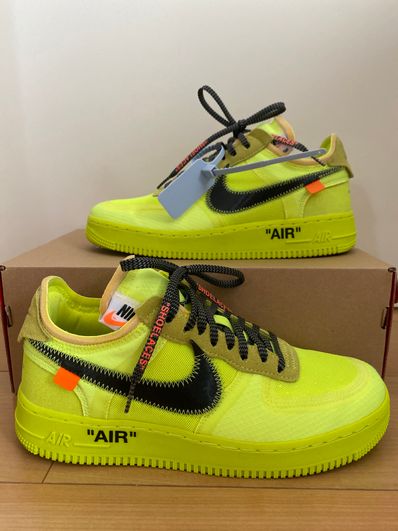 Off-White × Nike Air Force 1 Low "Volt"