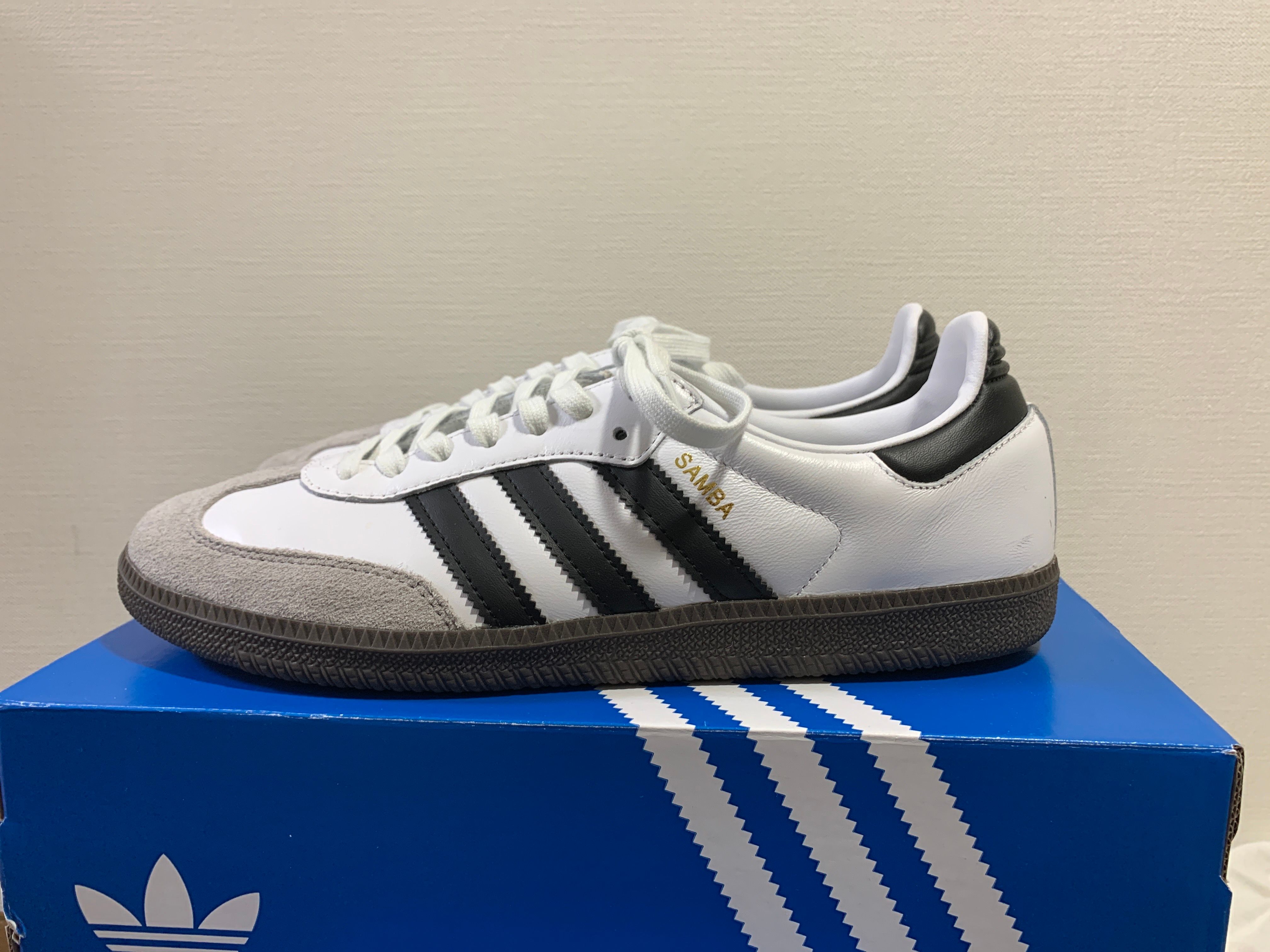 adidas Samba OG "Cloud White/Core Black/Clear Granite"