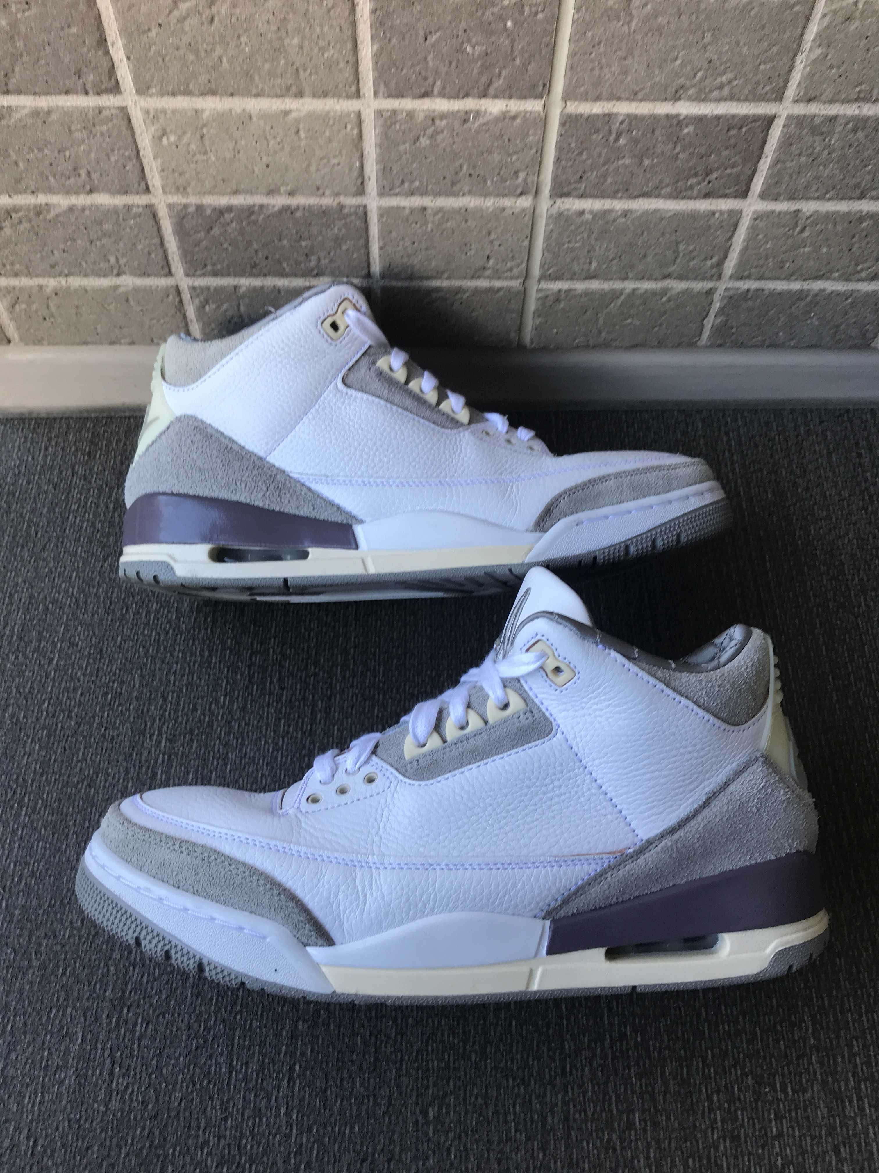 A Ma Maniere × Nike Women's Air Jordan 3 Retro SP "White/Medium Grey Violet Ore"