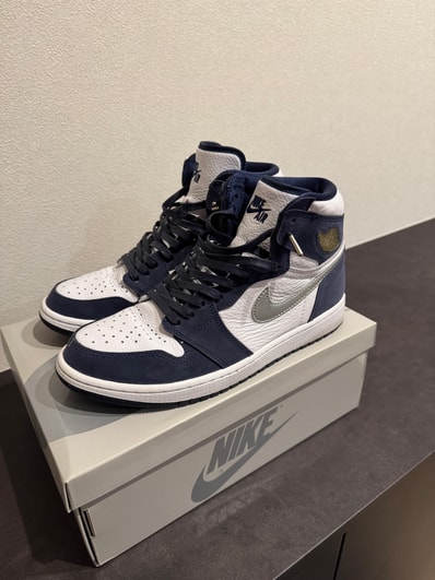 Nike Air Jordan 1 High OG CO.JP "White/Midnight Navy" (2020) (Standard Box)
