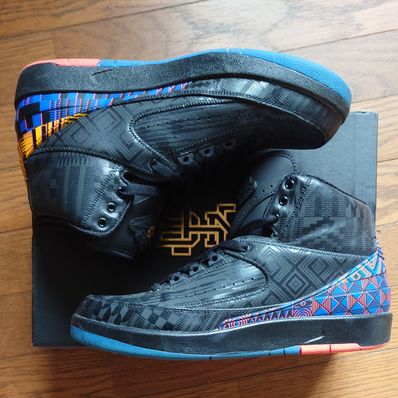NIKE AIR JORDAN 2 RETRO BHM "BLACK"