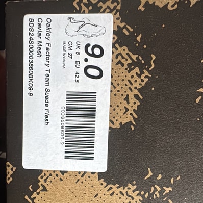 Oakley Factory Team Suede Flesh "Caviar Mesh"