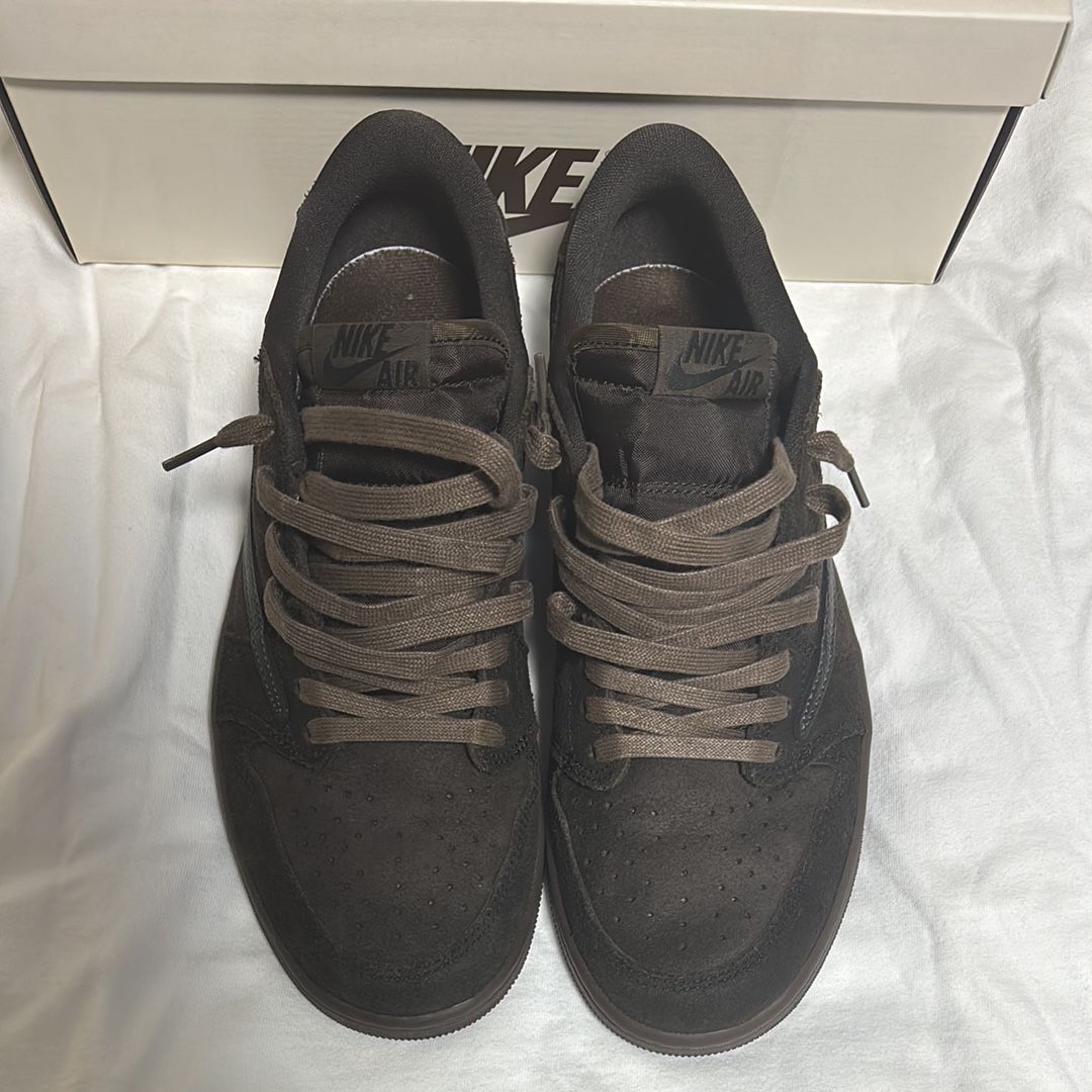 Travis Scott × Nike Air Jordan 1 Low OG SP "Velvet Brown and Dark Mocha"