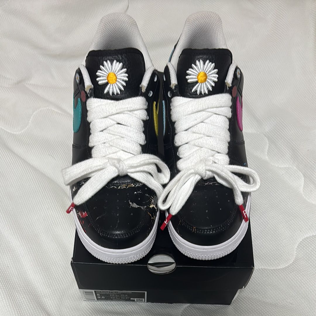 PEACEMINUSONE × Nike Air Force 1 Low '07 Para-Noise 3.0 "Black and Multi-Color" / G-DRAGON
