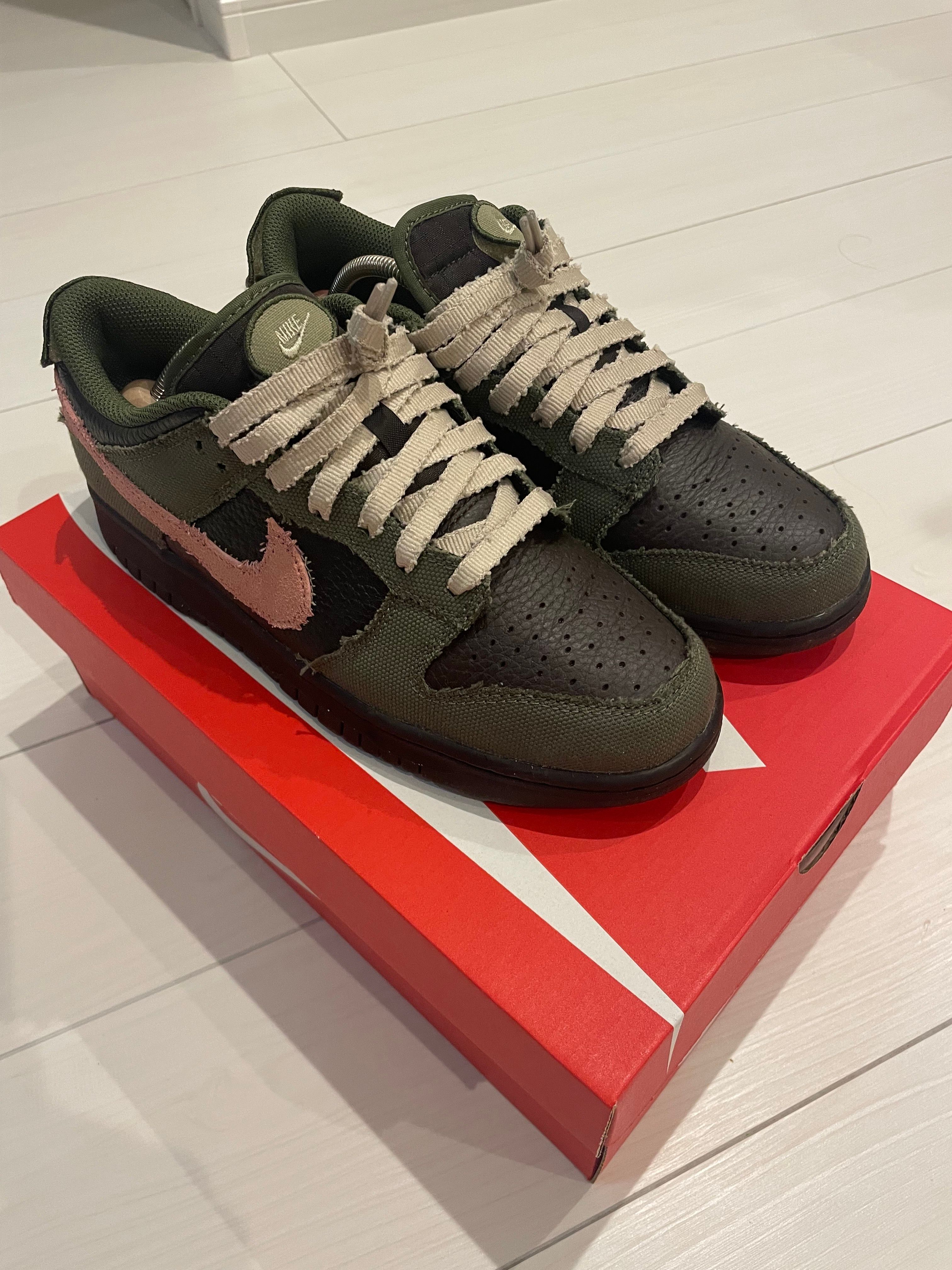 Nike Dunk Low Retro LTD " Army Olive/Black/Velvet Brown/Rust Pink"