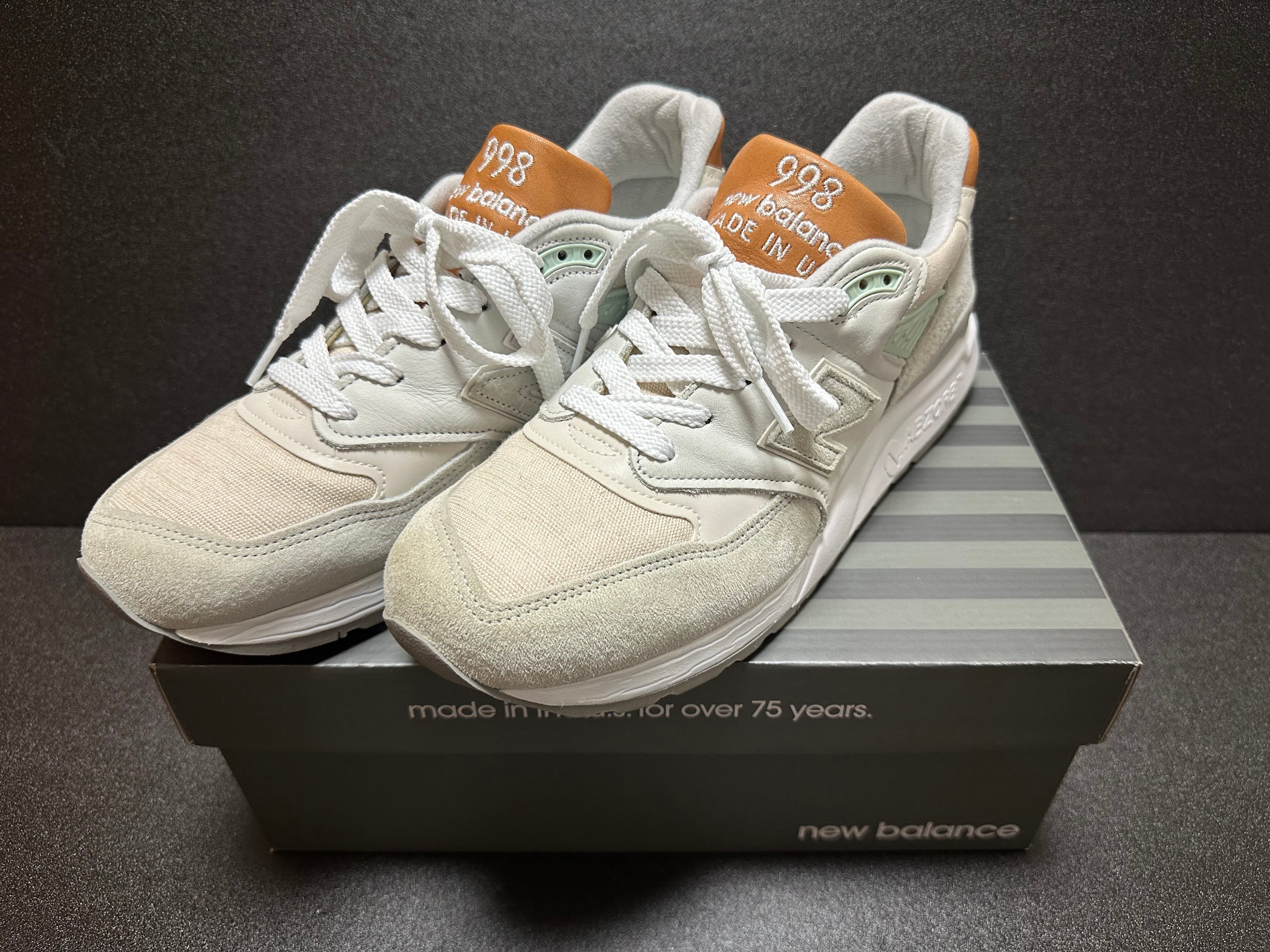 ニューバランス 998 "ホワイト タン"