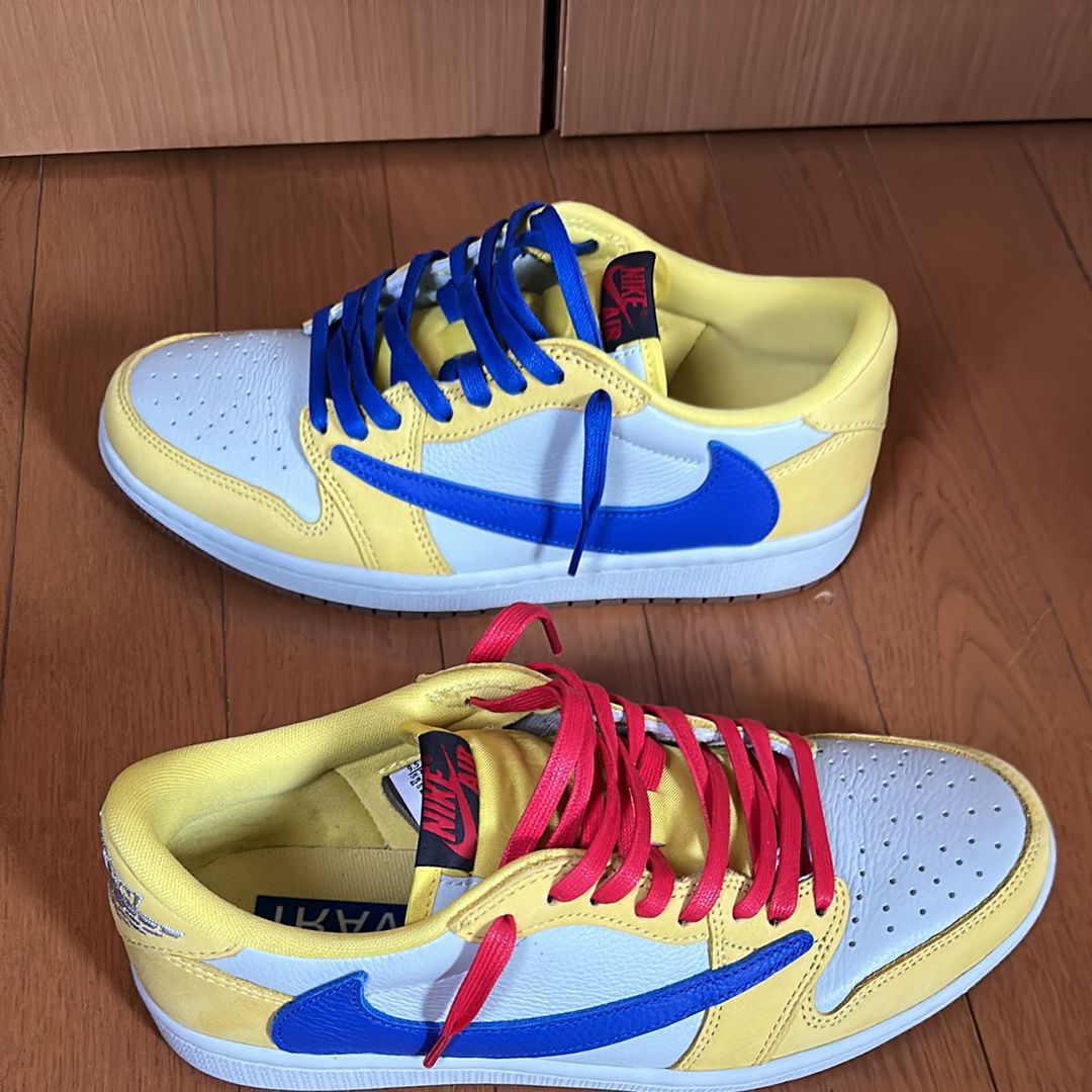 Travis Scott × Nike Women's Air Jordan 1 Retro Low OG "Canary"