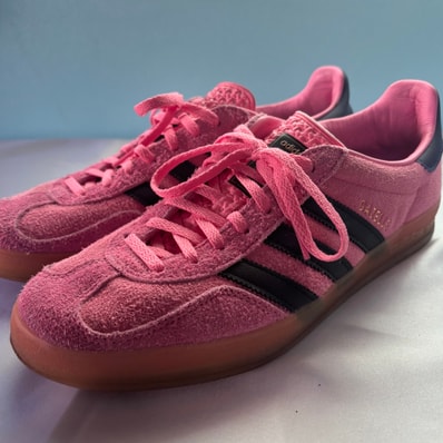 adidas Women's Gazelle Indoor "Bliss Pink/Core Black/Collegiate Purple"
