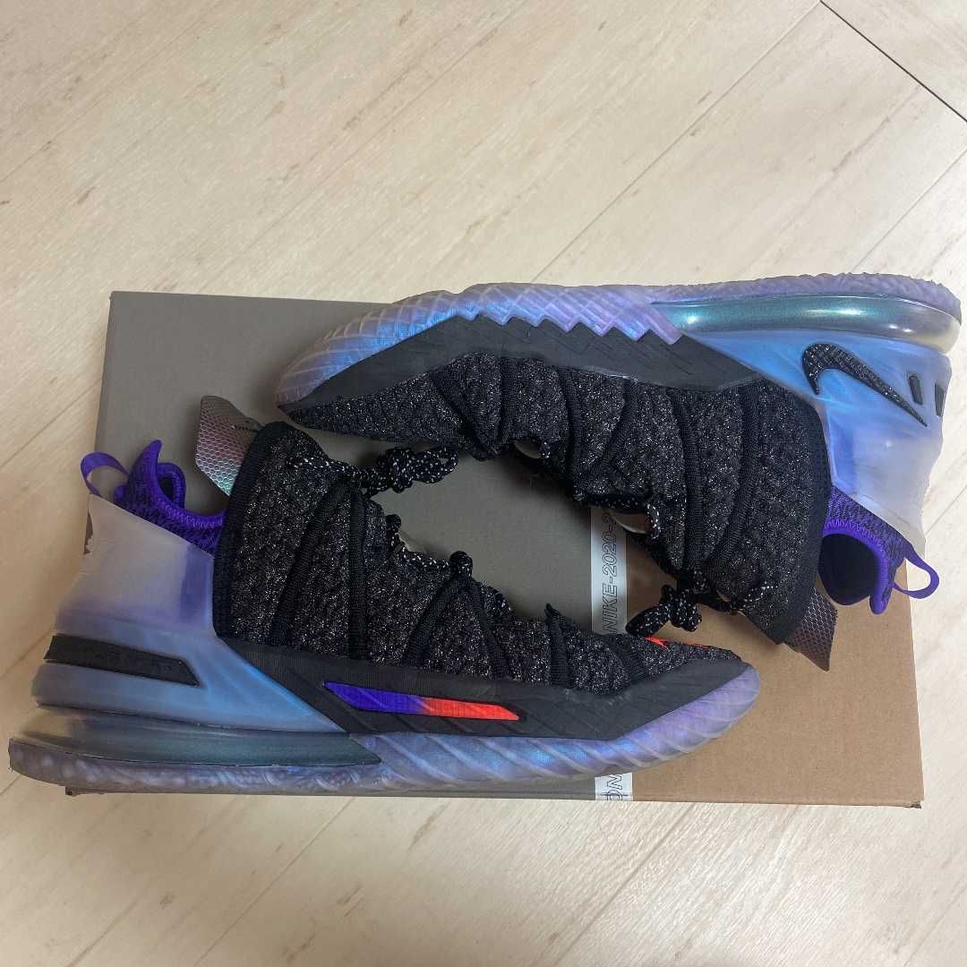 KYLIAN MBAPPE × NIKE LEBRON 18 "BLACK/PURPLE"