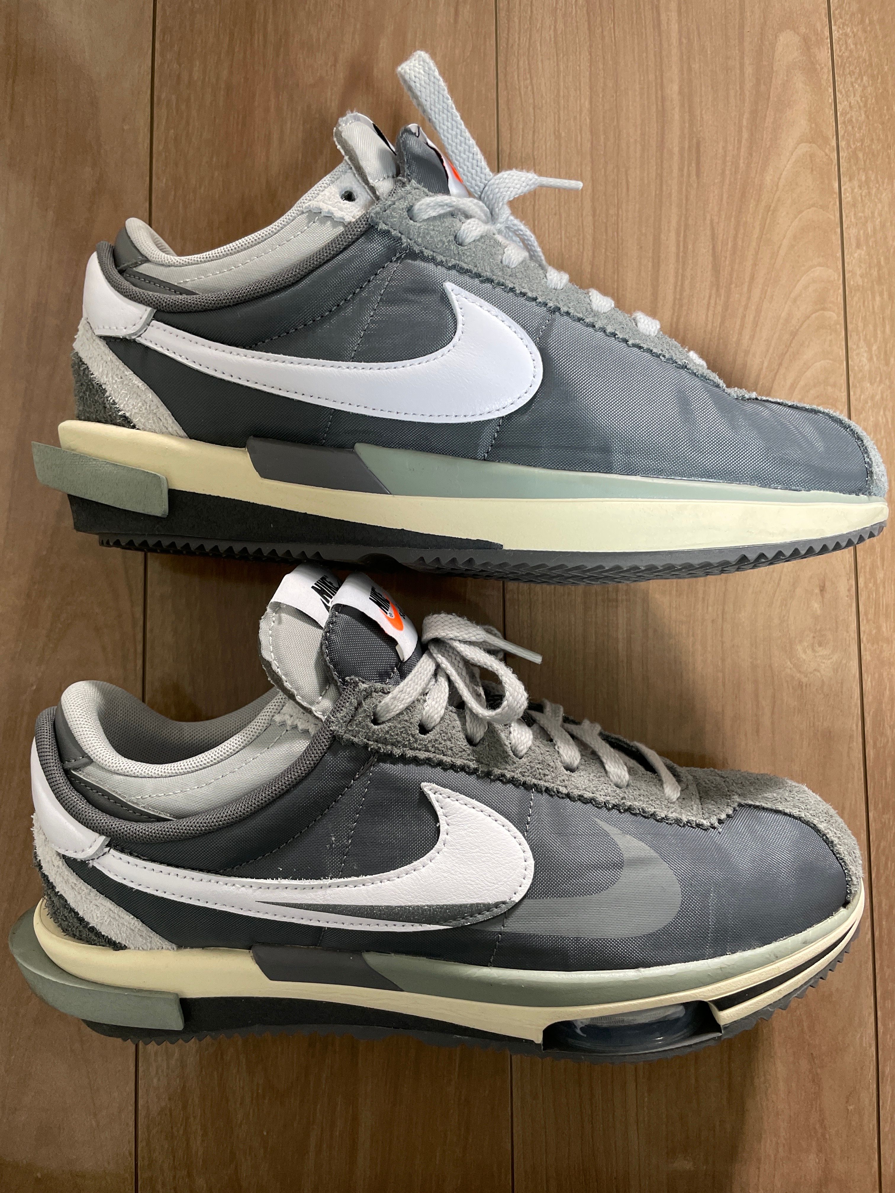 sacai × Nike Zoom Cortez "Iron Grey"