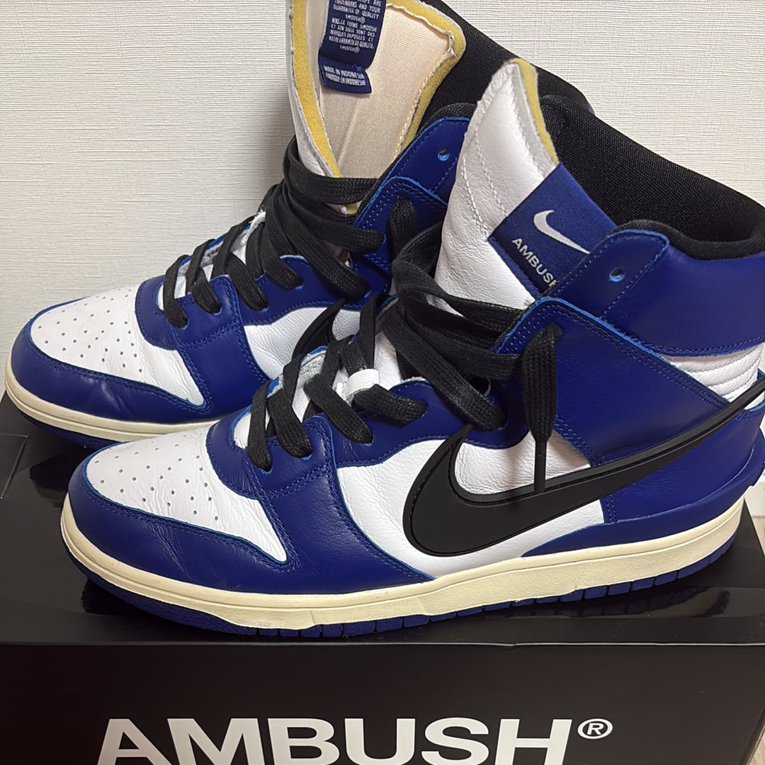 Ambush × Nike Dunk High "Deep Royal"