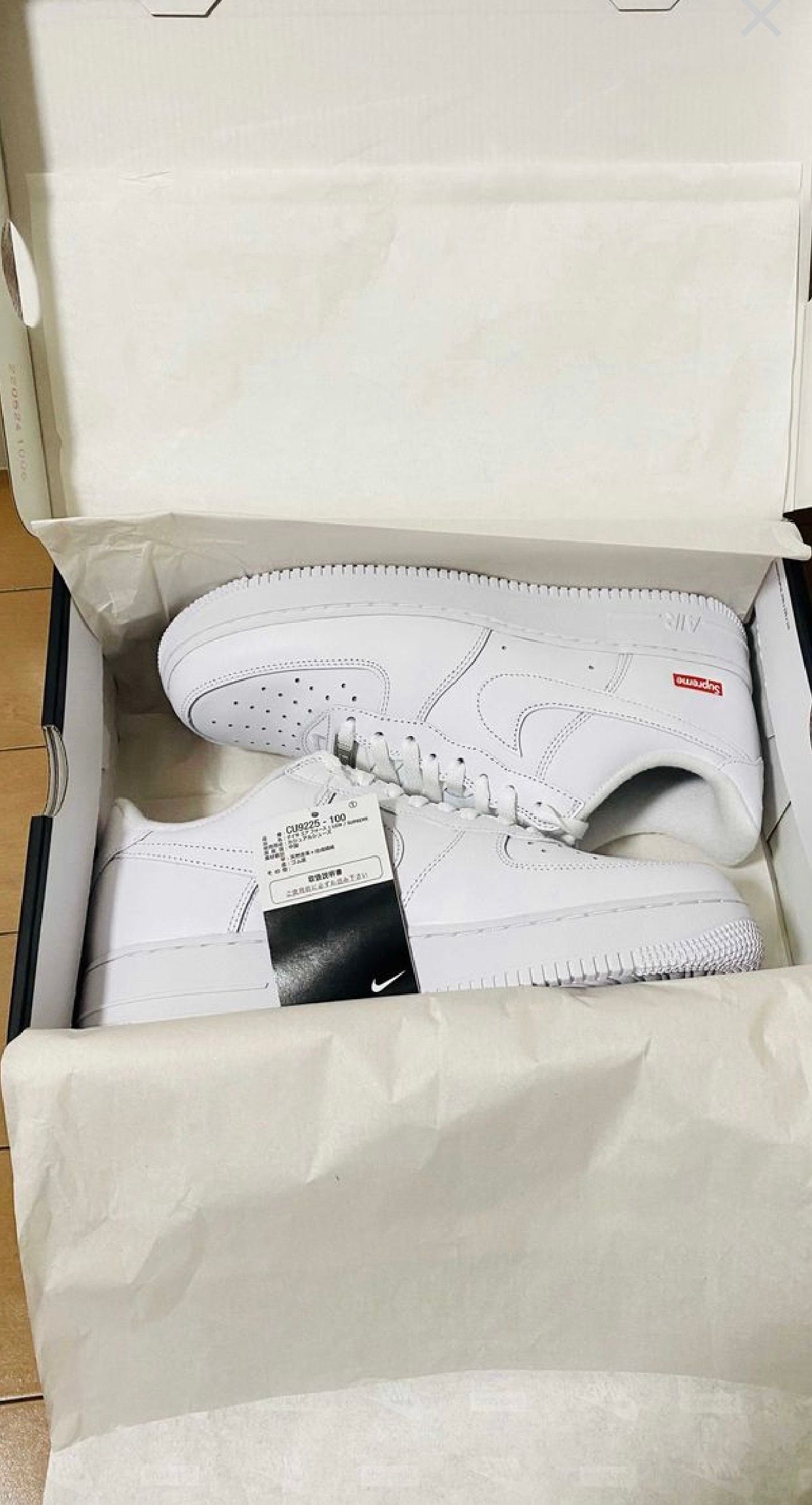 Supreme × Nike Air Force 1 Low "White"