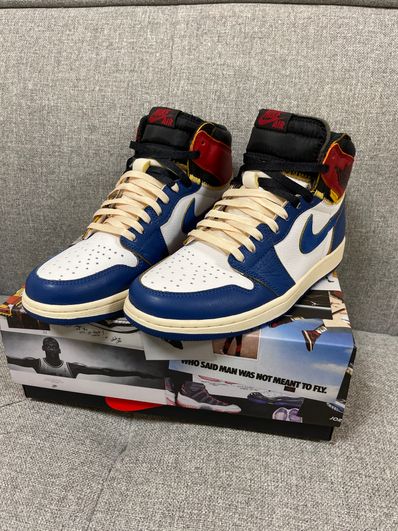 Union × Nike Air Jordan 1 Retro High OG NRG "Storm Blue/Varsity Red"
