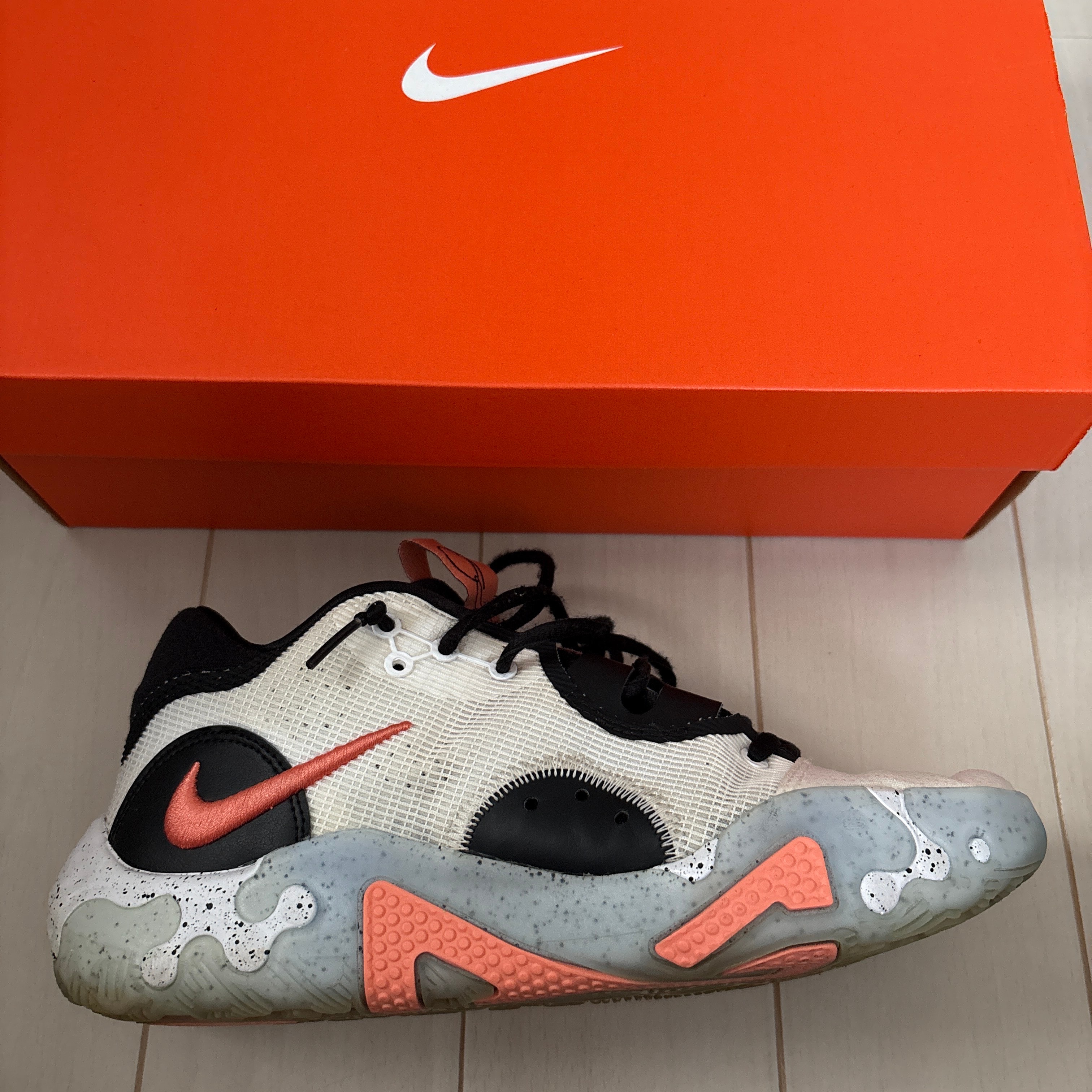 Nike PG6 "White/Black/Bright Crimson"
