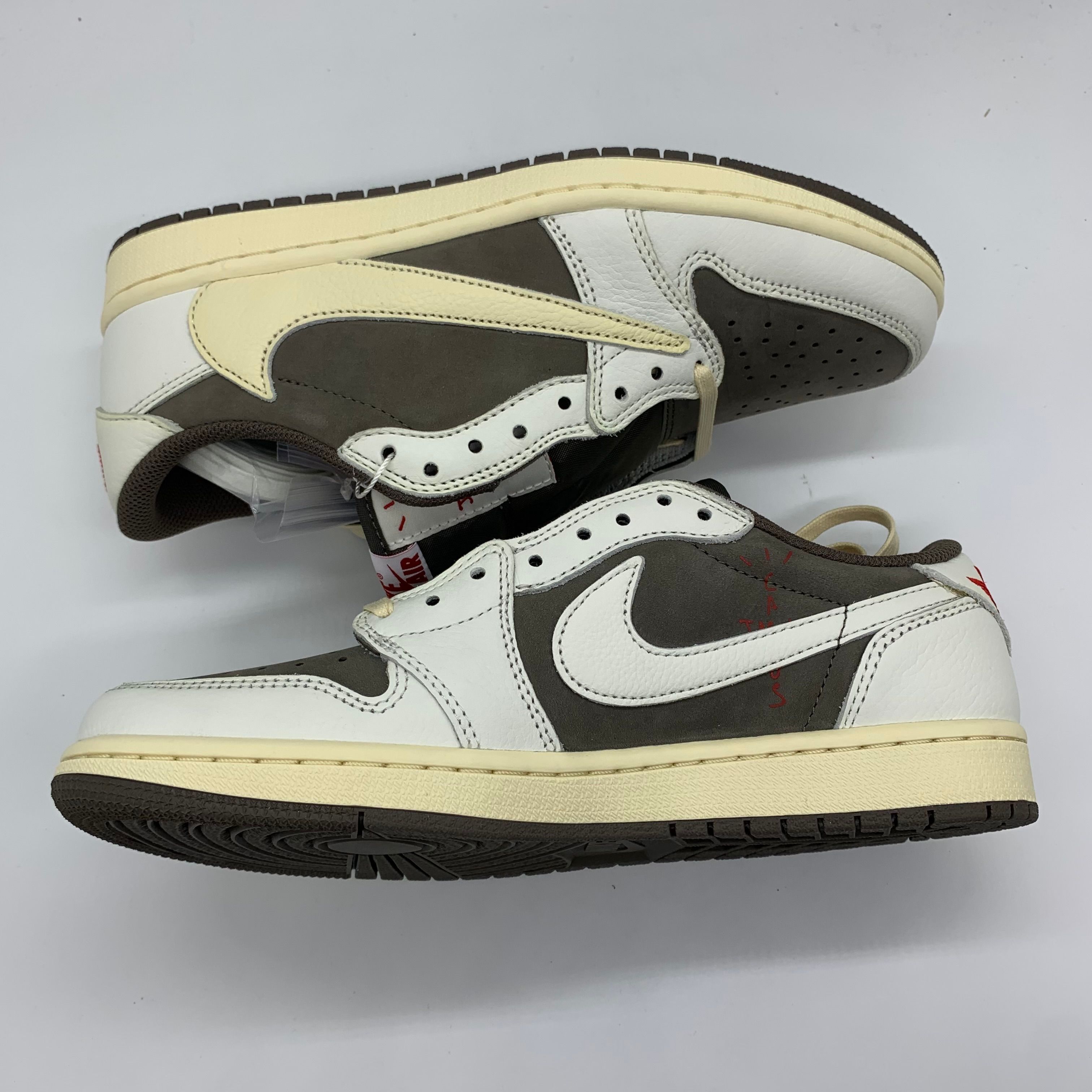Travis Scott × Nike Air Jordan 1 Low OG SP "Reverse Mocha/Sail and Ridgerock"