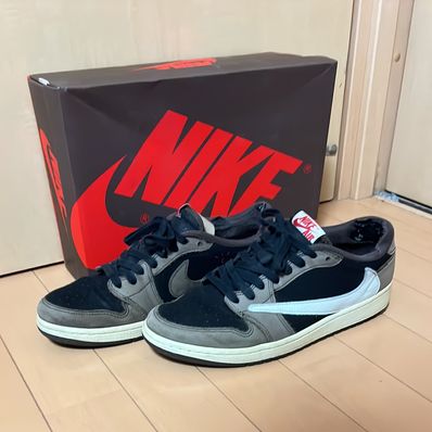 Travis Scott × Nike Air Jordan 1 Low OG SP-T "Black/Dark Mocha"