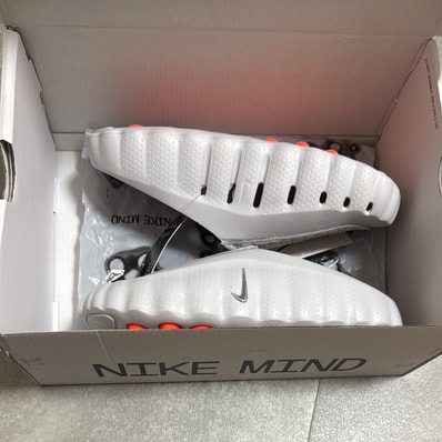 Nike Women's Mind 001 Mules "Light Smoke Grey/Photon Dust/Hyper Crimson/Chrome"