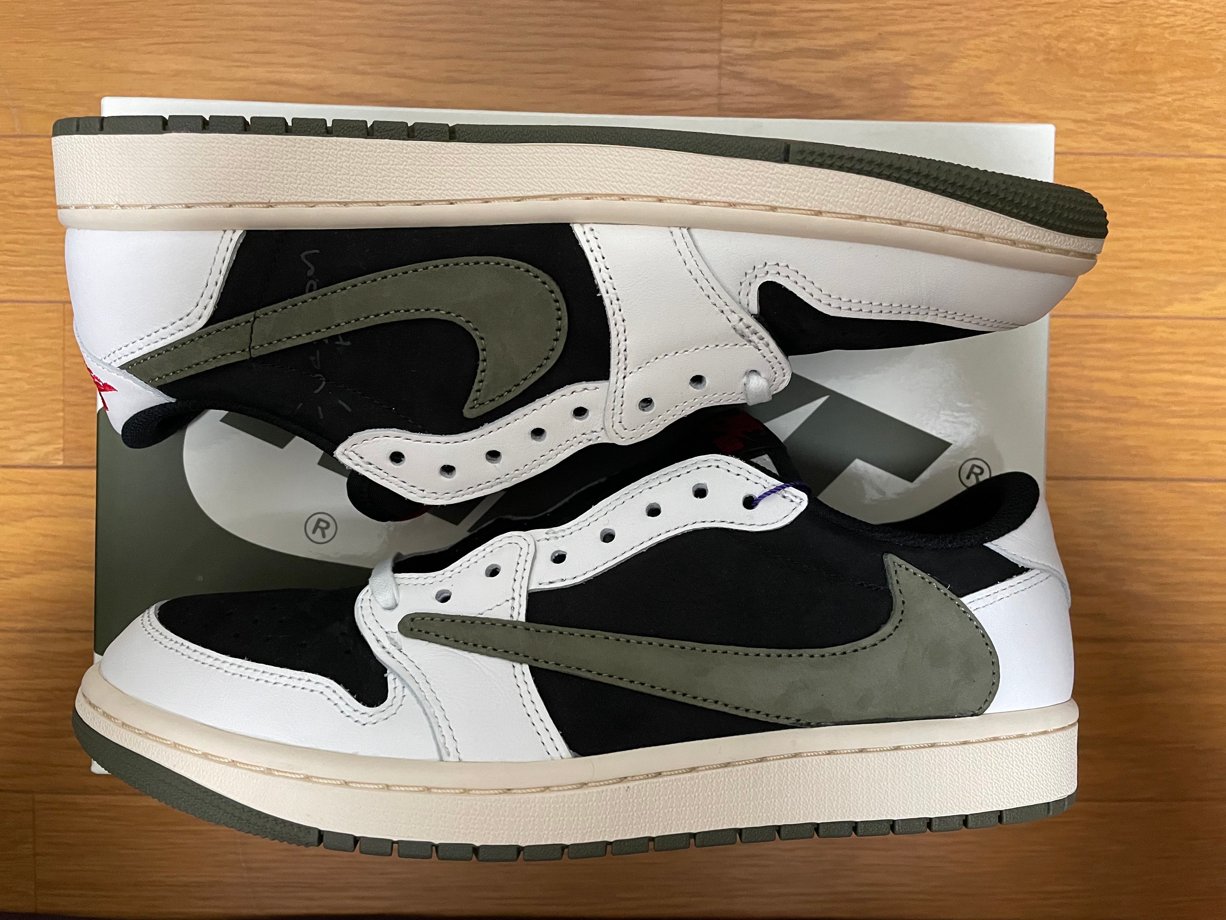 Travis Scott × Nike Women's Air Jordan 1 Low OG "Medium Olive"