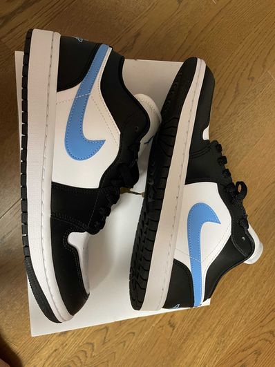 Nike Women's Air Jordan 1 Low "Black/University Blue"
