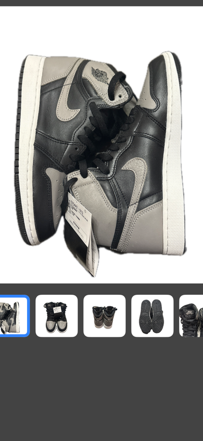 Nike GS Air Jordan 1 Retro High OG BG "Shadow" (2018)