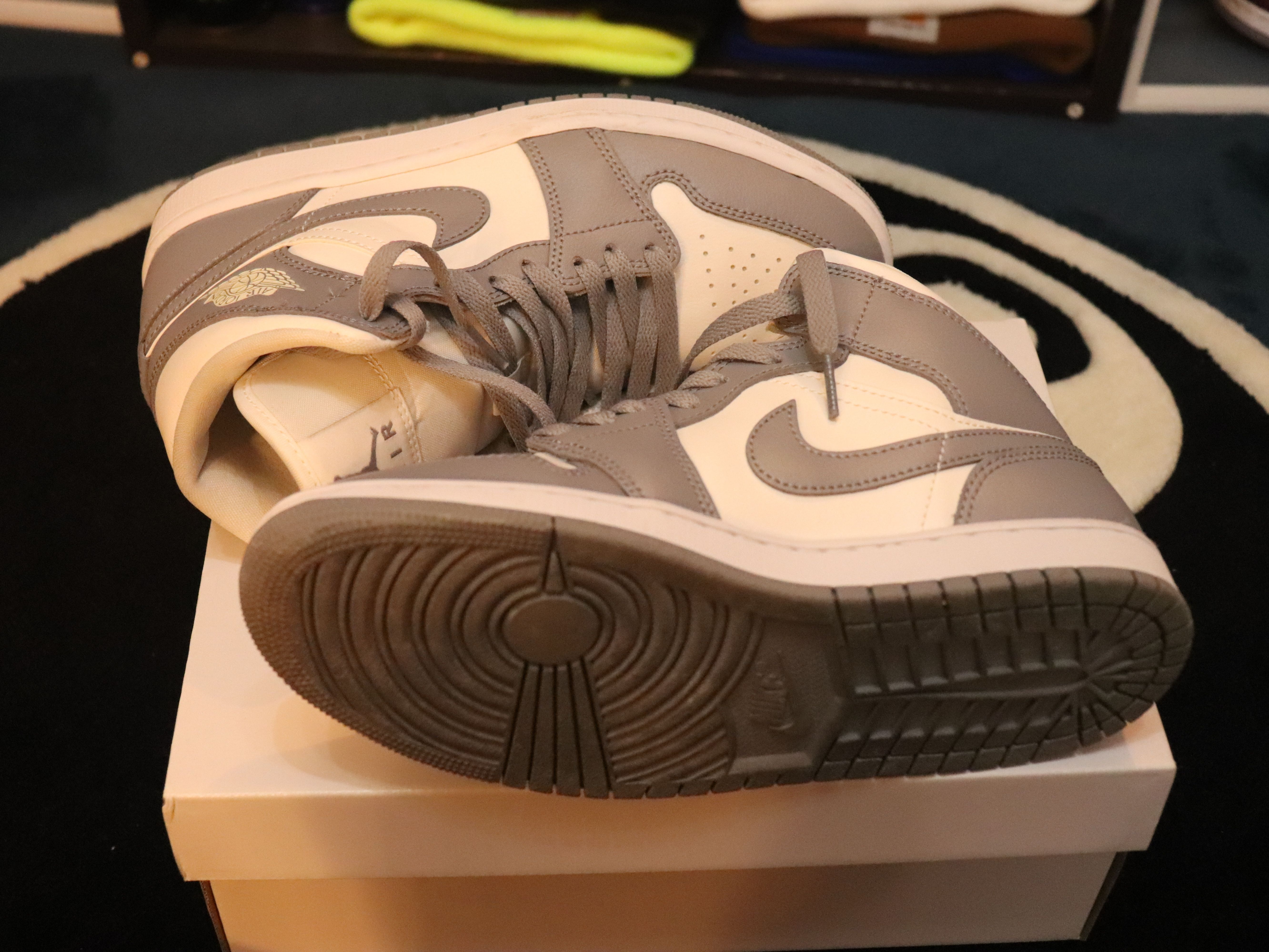 Nike Women's Air Jordan 1 Mid "Grey/Sail"