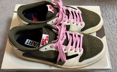 Travis Scott × Nike Air Jordan 1 Low OG SP "Reverse Olive"
