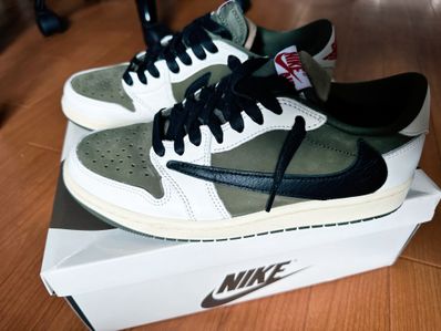 Travis Scott × Nike Air Jordan 1 Low OG SP "Reverse Olive"