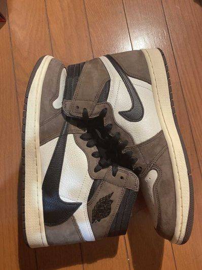 Travis Scott × Nike Air Jordan 1 Retro High OG TS SP "Sail/Dark Mocha"