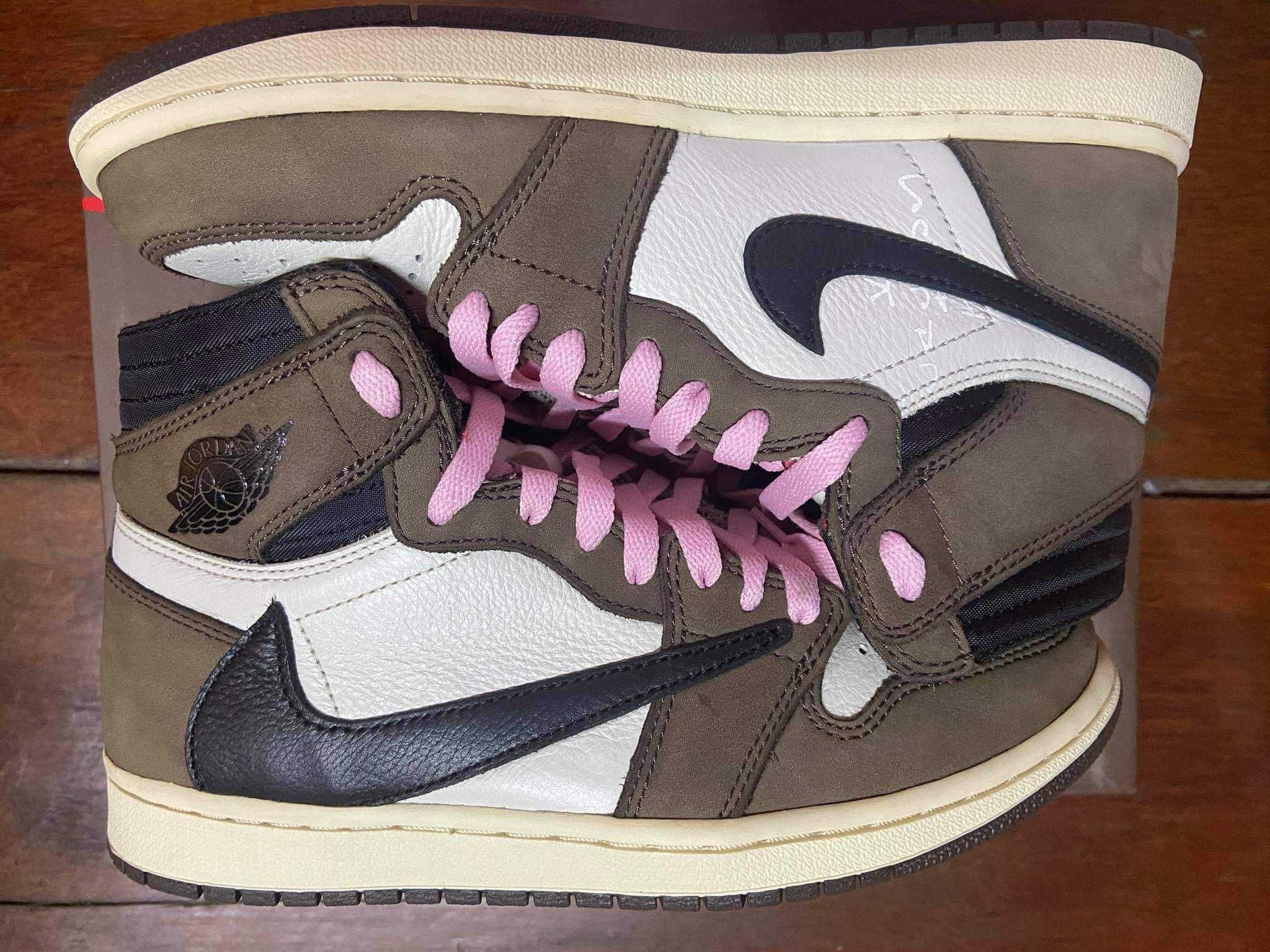 Travis Scott × Nike Air Jordan 1 Retro High OG TS SP "Sail/Dark Mocha"