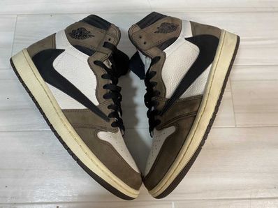Travis Scott × Nike Air Jordan 1 Retro High OG TS SP "Sail/Dark Mocha"