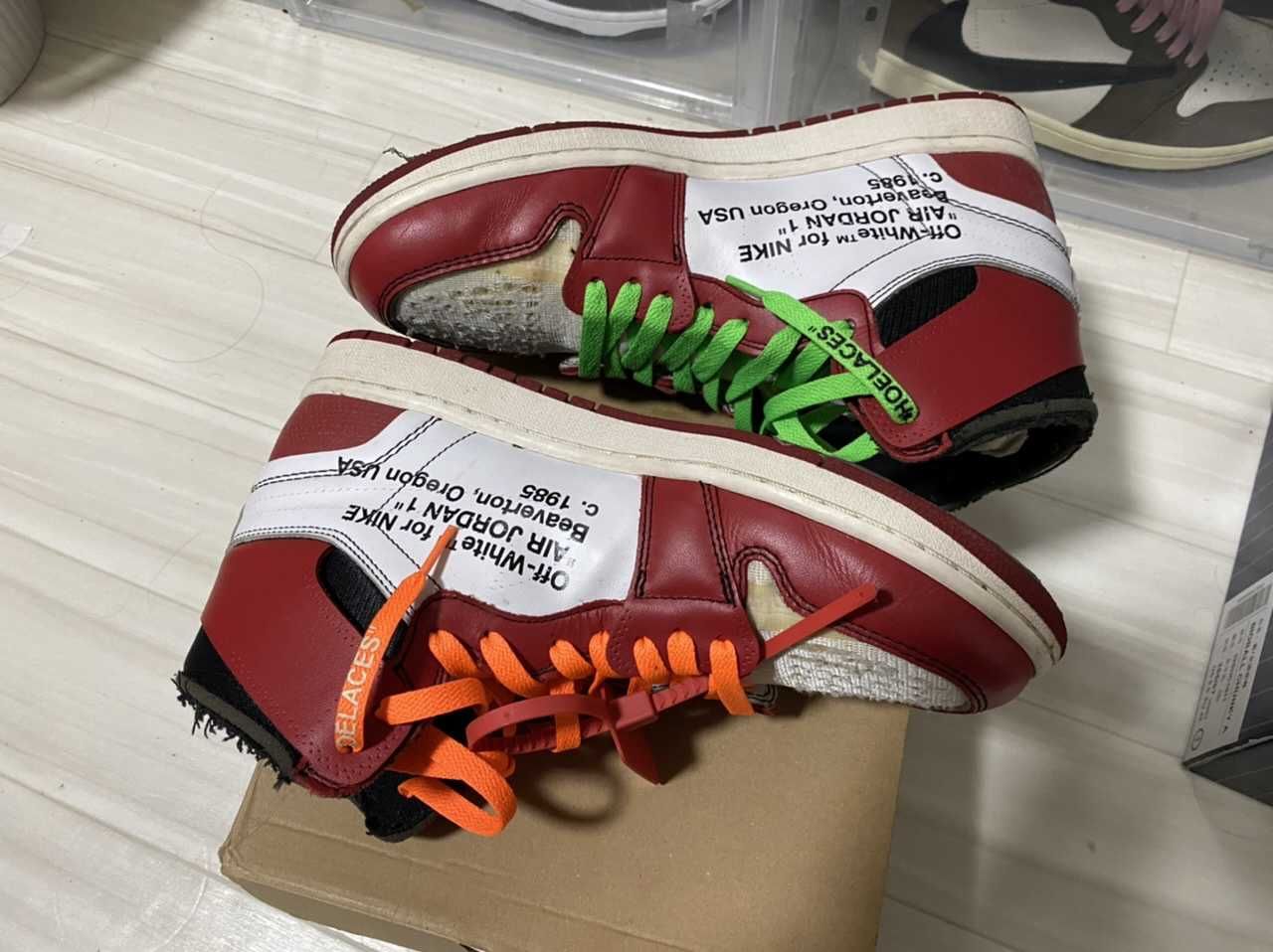 Off-White × Nike Air Jordan 1 Retro High The Ten "Chicago"