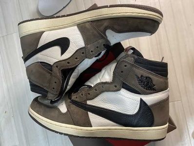 Travis Scott × Nike Air Jordan 1 Retro High OG TS SP "Sail/Dark Mocha"