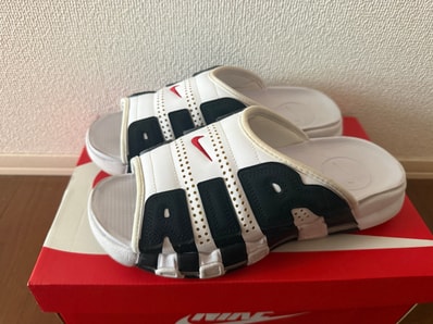 Nike Air More Uptempo Slide "White and Black"