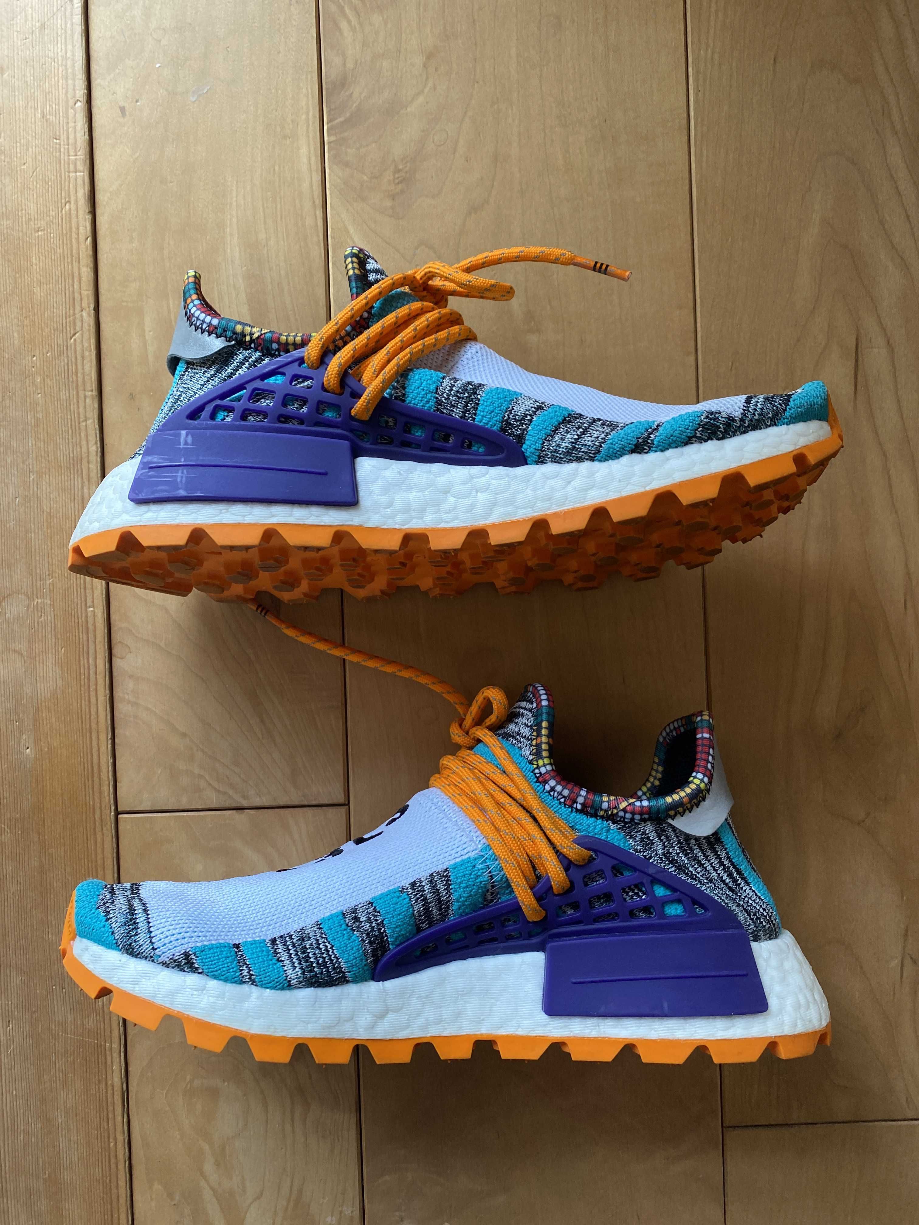 Pharrell Williams × adidas NMD HU SOLAR PACK "ORANGE"