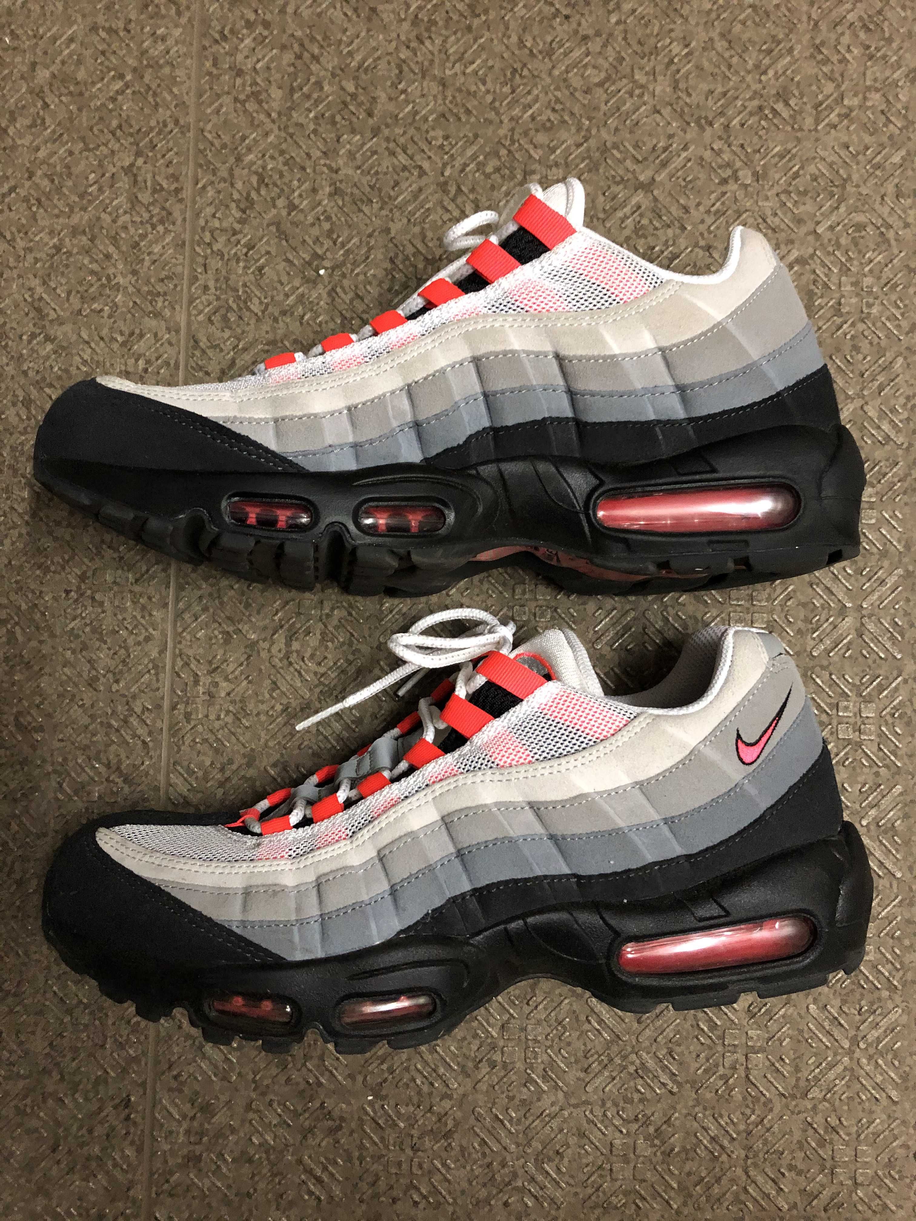 Nike Air Max 95 "White/Solar Red"