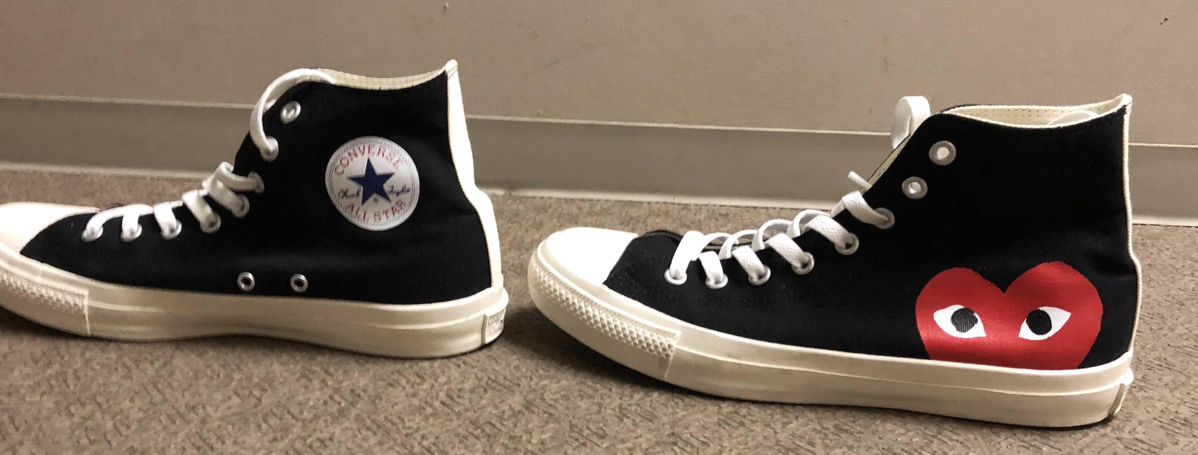 PLAY COMME des GARCONS × Converse All Star Hi "Black"