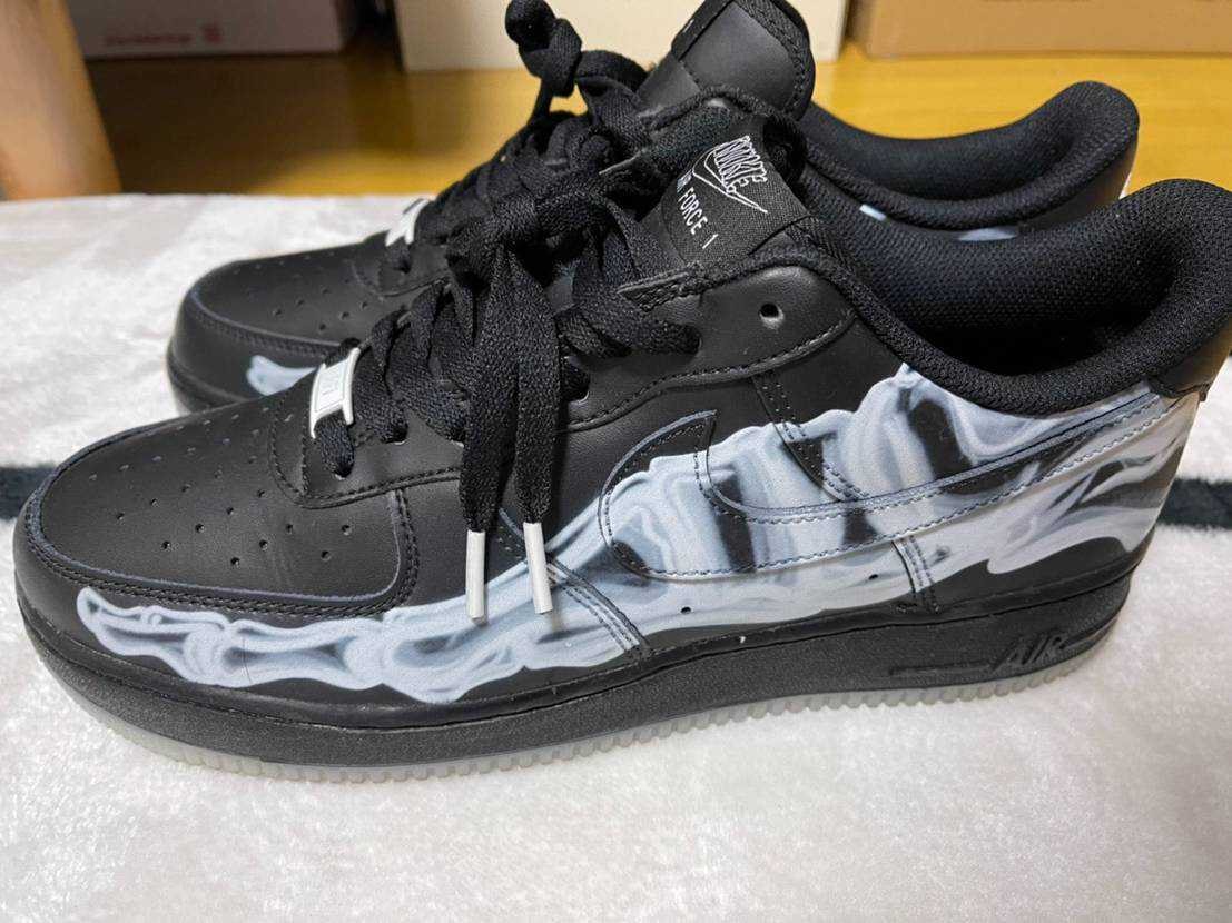 Nike Air Force 1 Low "Black Skeleton"