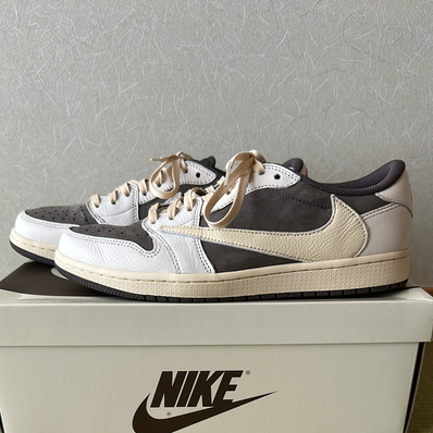 Travis Scott × Nike Air Jordan 1 Low OG SP "Reverse Mocha/Sail and Ridgerock"