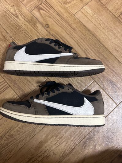Travis Scott × Nike Air Jordan 1 Low OG SP-T "Black/Dark Mocha"